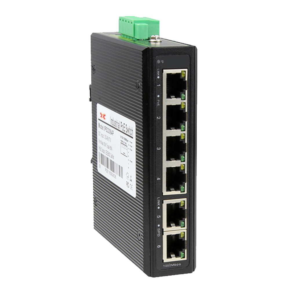 Xentino SI420P 4Port Gigabit POE + 2Port Gigabit (RJ45) UM Industrial Switch...