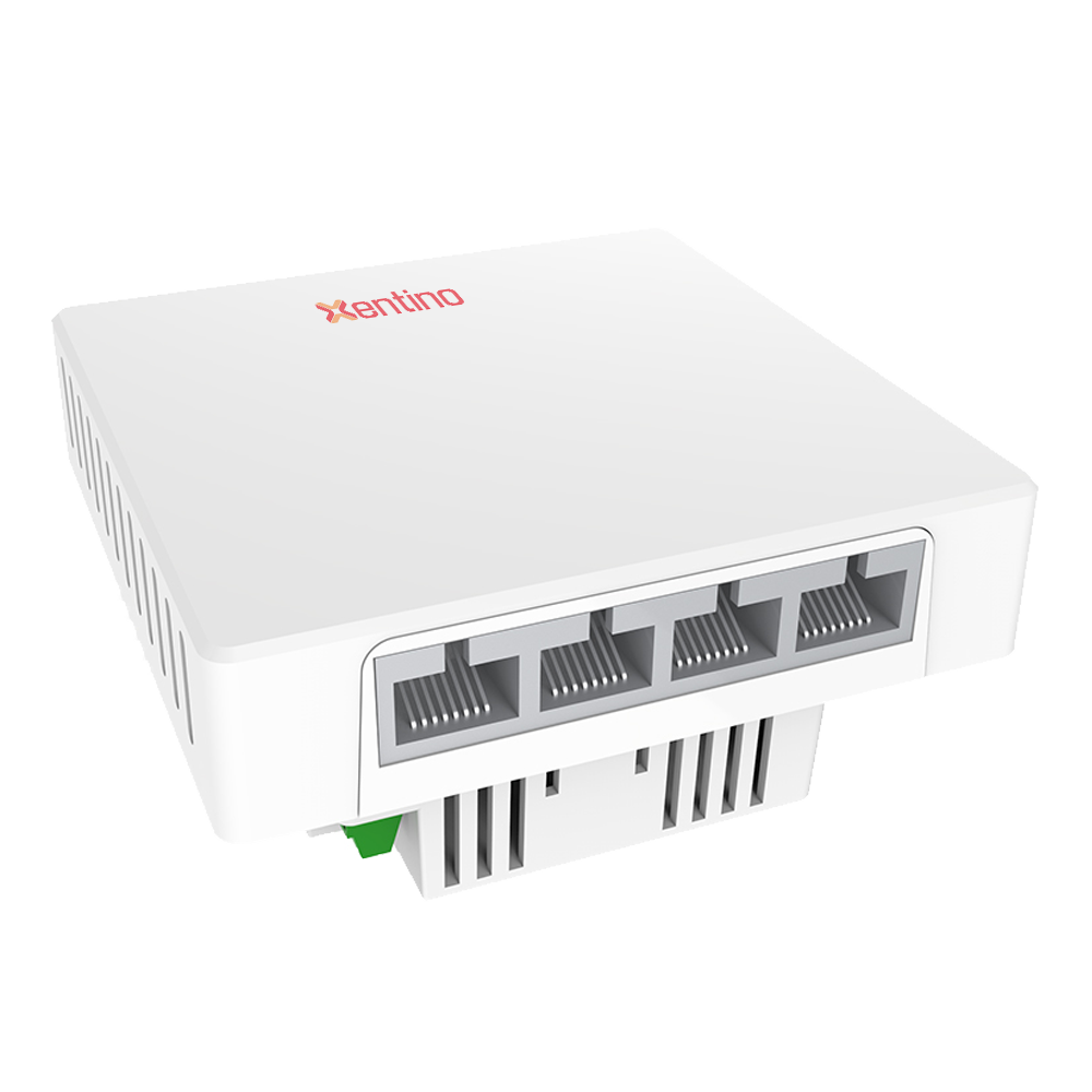 Xentino DT640 11ax 1800Mbps In-Wall Wireless AP with 4Port Switch...